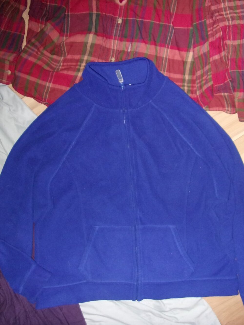 size  xxl  sweatshirt blue  shirt soft fleece gorpcore 2x 2 x coat jacket